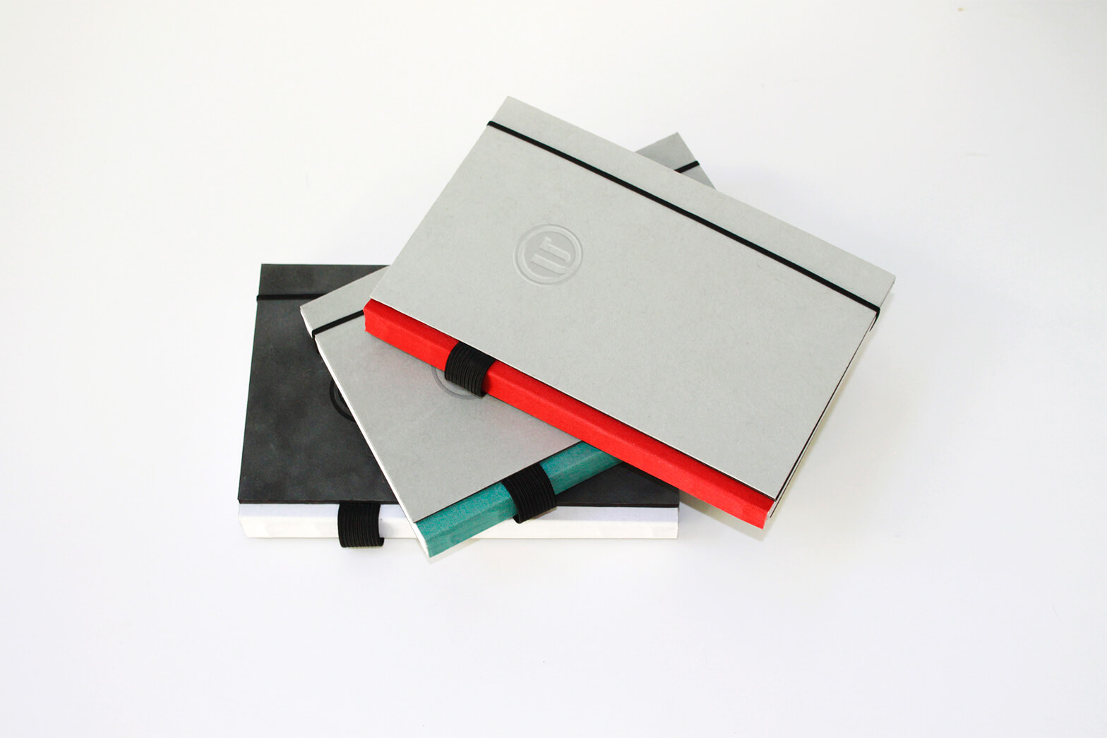 stacked notebooks